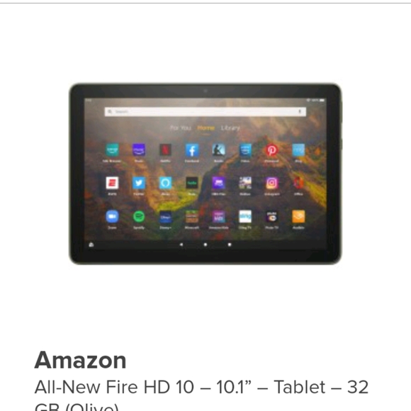 Amazon Fire HD 10 タブレット オリーブ 32GB 中古Fire HD 10 2021 